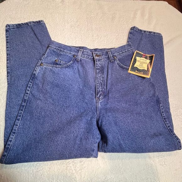 Levi’s Native Blue Vintage 1990 Deadstock NWT Denim Jeans Size 14 (equivalent to - Picture 2 of 13